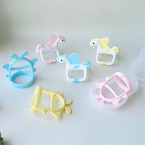아가프라 나비 손목 치발기 + 유니콘 치발기 + 보관케이스, 옐로우세트