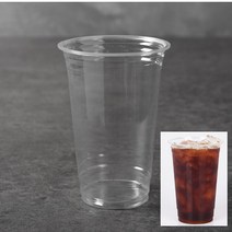 92파이 22온스 아이스컵 500개 일회용투명컵 테이크아웃컵, 550ml