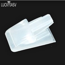 [2set] 마징가케이스 마징가 레고 피규어 진열장 케이스 도매 20 개/몫 블랙 화이트 투명 플라스틱 링 클립, 03 Clear