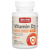 자로우 포뮬라 Jarrow Formulas 비타민D3 125mcg(5 000IU)