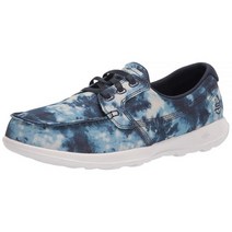 미국발송 스케쳐스 Skechers 여성용 고 워크 라이트 타이 다이 보트 슈즈 네이비/화이트