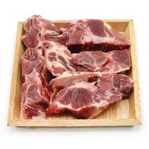 거성푸드오리 돼지등뼈 원료육 생식 애견간식 (컷팅) 1kg