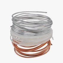 1 미터 윤활유 파이프 구리 알루미늄 나일론 호스 튜브 기계 오일 선반 윤활 시스템 OD 4mm 6mm 8mm, [04] Aluminum 6x4mm