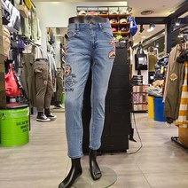 지프 남성 절개포인트 라이트 스트레이트 청바지