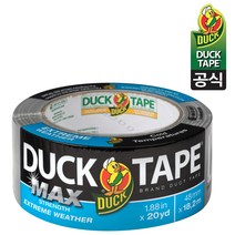 [공식판매점] 덕테이프 맥스 (MAX) 익스트림웨더 아웃도어 덕트테이프 48mm x 18m (20yd), 1개