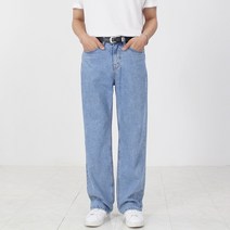 제이와이디에스 남자 와이드 청바지 인디고 연청 롱 데님 팬츠