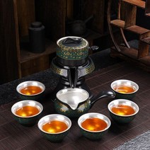전통 찻잔세트 999 실버 도금 중국 차 세트 쿵푸 Teaset 고급 도자기 여행 컵 녹차 세트111184, 8개 세트_tea cup set 2