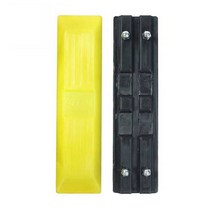 굴삭기 고무체인 포크레인 궤도 타이어 트랙 패드, 나사 450 블랙 폴리우레탄, 1개