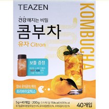 티젠 콤부차 유자, 5g, 40개, 40개