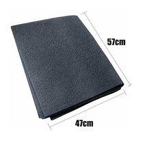 간편설치 블랙 쿠커 후드 추출기 57X47cm 활성탄 필터 코튼 연기 배기 인공 호흡기 홈 주방 레인지 1
