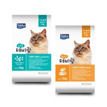 고양이 대용량사료 피부개선 신장건강 면역개선 설사사료 테비랑 5kg SU2202071, Tabby 테비랑 5kg - 유산균