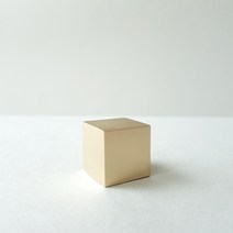 풀메탈 큐브 황동 금속 수집 및 장식품