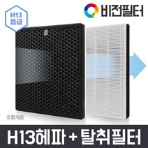 삼성 [호환] 삼성 H13등급 CFX-C100D CFX-2TBA 블루스카이7000 공기청정기 필터, AX60J8200WTD 호환 [CFX-C100D/2TBA 복합형]