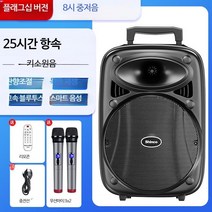 버스킹 스피커 앰프 이동식 야외 행사용 고출력 행사, 단일사이즈, E