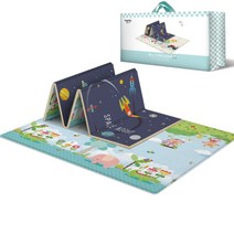 0.61cm 양면 어린이 깔개 부드러운 거품 카펫 게임 playmat 방수 아기 놀이 매트 방 장식 접이식 어린이 크롤링 매트 선물, 2초, 200x180x1cm
