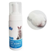 위wjr_펫더맨 더캣츠 워터리스 샴푸 150ml 베이비파우더향 애견 반려 애완 미용 강아지 동물♥hspirit, ♥words!!, 딱이에요!