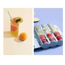 냉동고 활용 커버본체 세트 탄성소재 15구 얼음틀, 쿠팡 네이비, 쿠팡 본상품선택