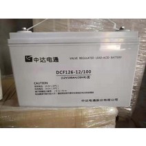 델타 배터리 12V100AH Zhongda Dentsu DCF126-12 100 UPS 전원 공급 장치 EPS DC 화면