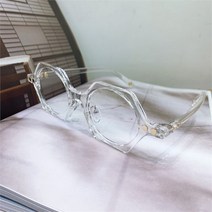 투명 다각형 안경테