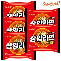 삼양라면 매운맛 120g, 5개입