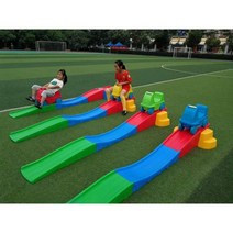 가정용 어린이 미끄럼틀 자동차 슬라이드 트랙 실내 키즈카페 도장, 빨간색자동차 3단세트(자동차궤도사다리)