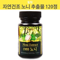 힐링 건조 노니 분말 가루 환 노니분말가루 발효 추출 폴리페놀 프로제로닌 아미노산 비타민 자연건조 추천 효능 효과, 2개, 60정