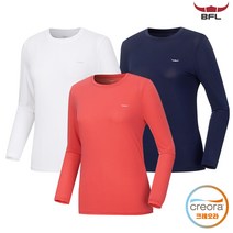 여성 크레오라 국산원단 고스판 쿨소재 긴팔티셔츠이너티셔츠