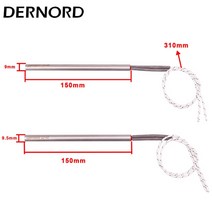 부품 220v 스테인레스 스틸 카트리지 히터 펠렛 파이어 팔스용 9x150mm/9.5x150mm 관형 발열체 350w/400w, [01] 220V, [02] 400w 9.5x150mm, [02] 10 pcs
