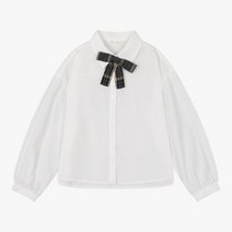 스쿨룩보타이세트셔츠블라우스RGBW2381PNC신구로점