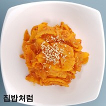 [집밥처럼 꼬들단무지무침] 꼬들꼬들 아작아작 단짠단짠으로 양념한 라면반찬 간편하게 먹을 수 있는 엄마손맛 가정식 밑반찬, 1팩, 150g