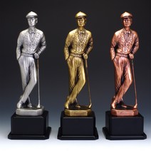 골퍼형상 트로피 [상패존], 황동트로피, 1개