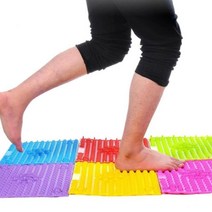 혈액순환 발지압 매트, 블루, 1개