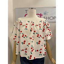 더이스트샵NC경산 체리오프 블라우스 EV7CBL203