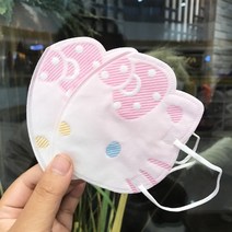 Sun siR 키즈 헬로키티 마스크 비말차단3d 입체 일회용 마스크, 컬러KT, 성인  100매