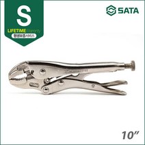 사타 바이스그립 10인치 락킹 클램프 플라이어, 1개