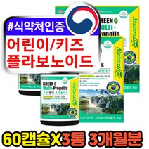 식약처인증 플라보노이드 폴라폴리스 키즈 어린이 코스트코 해외 직구 고함량 그린 초록 녹색 브라질 프로폴리스 면역력증강제 아연c 항산화건강식품