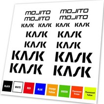 스키헬멧 KASK MOJITO 자전거 헬멧 스티커 데칼 비닐 다이 컷, [01] Black
