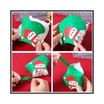 단상자 답례떡 크리스마스 케이스 화이트 색상 타르트박스 화과자박스 떡케이스 양갱포장 포장, 단품, 단품