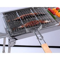 양면뒤집기 꼬지 생선구이 석쇠 불판그릴 BBQ 숯불
