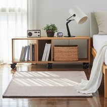 모던하우스 항균 벤 투톤 카페트 100*150 핑크_CB3221022