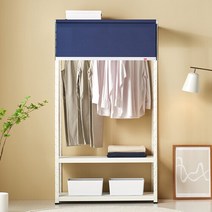 무볼트 시스템행거2봉+블라인드set 1200x400x2400 3단, 화이트3단