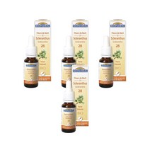 Scleranthus 25ml Biofloral Fleurs De Bach 28, 4팩