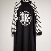 세라제이 BK 나그랑 스트라이프 박시 롱원피스