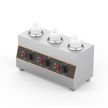 절연 수제비누 만드는 기계 초콜릿 치즈 중탕 잼 소스, 2칸 소스 워머 650ml-2