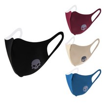 [AVAVE] 어베이브 스컬로고 3D입체 컬러마스크, 단품
