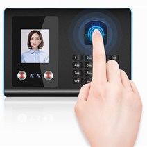 지문인식기 출퇴근기록기 FA01 스마트 출석 기계 얼굴 지문 비밀번호 직원 체크 인 장비 사무실 인식 장, 02 American Plug_03 Spanish
