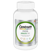 Centrum 미니 실버 50대 성인용 멀티비타민 멀티미네랄 서플리먼트 320정 비타민 D3 B 함유