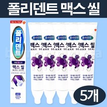 [폴리덴트] 맥스 씰 의치 부착재 70g *5개, 5개
