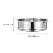 편백 스텐 찜기 2 3 4 단 찜냄비 찜기 바구니 냄비 요리 밥솥 삽입 쌀 금속 야채, l