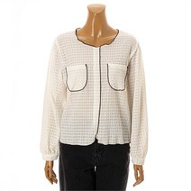 트렌드컬렉션 NC08 배색라인 블라우스 TRBL21T43